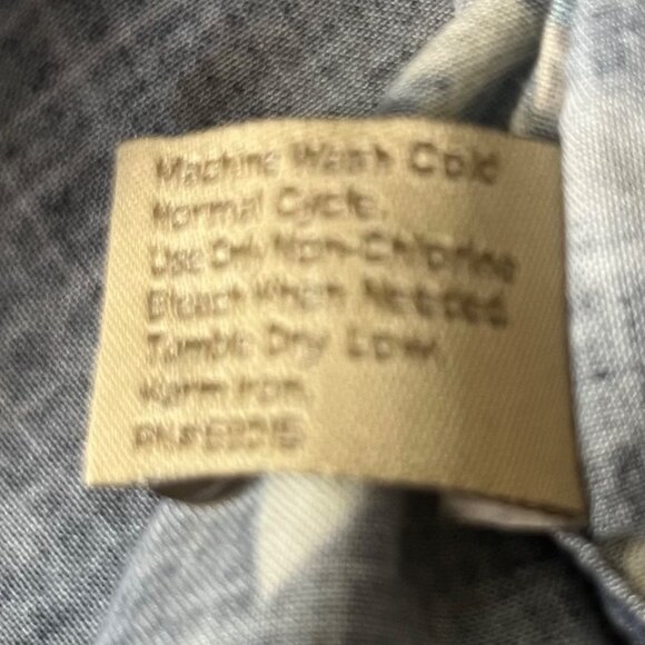 Paradise Collection Hawaiian Shirt Mens Large Blue Tropical Button Front - Picture 7 of 8